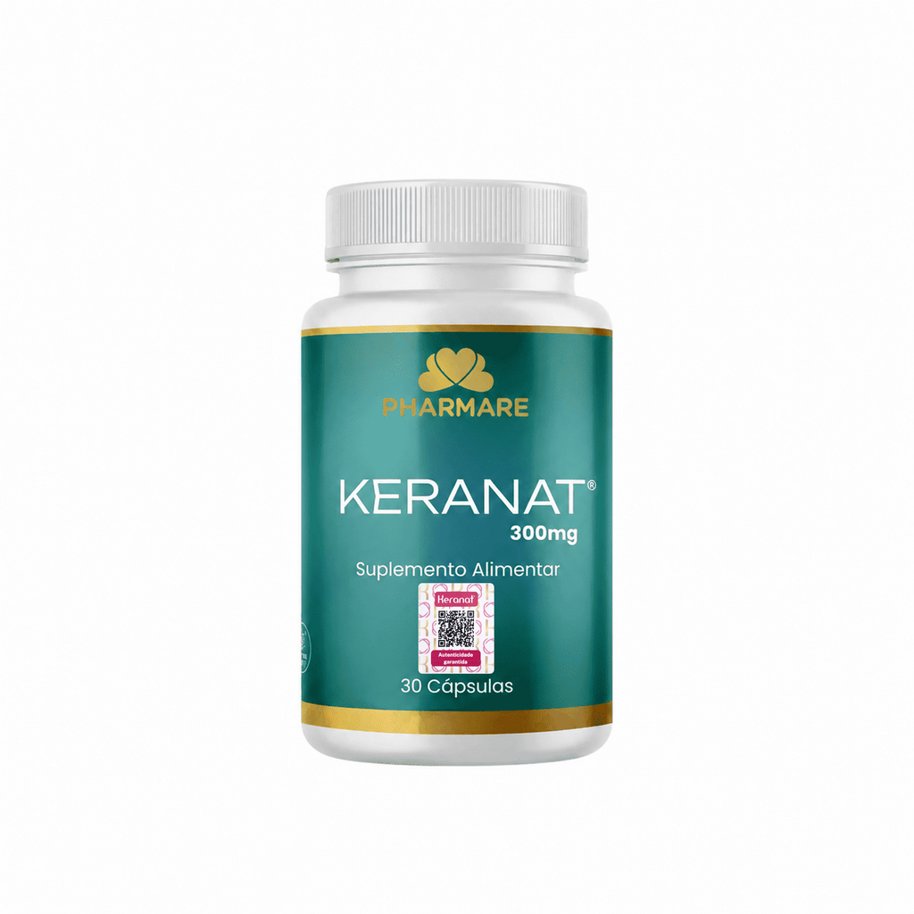 Keranat 300 mg - 30 Cápsulas com selo original de autenticidade